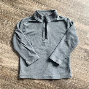 Boy's Gray Polar Fleece Pullover